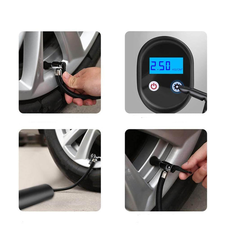 Portable Electric Air Compressor, Digital Display Enabled