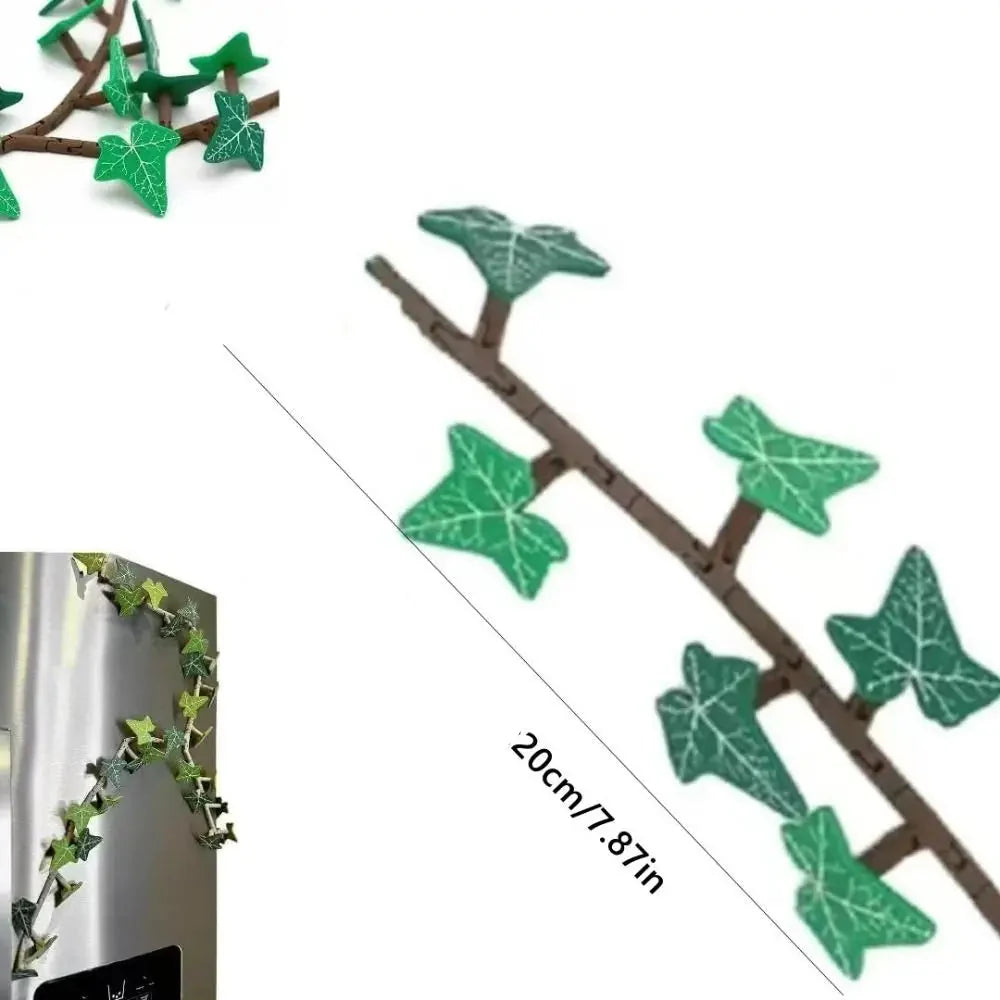 Artistic Refrigerator Magnet, Ivy Design