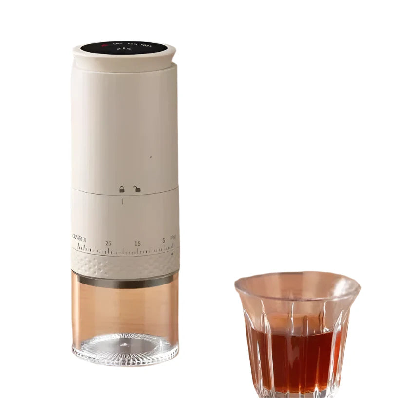 Compact Electric Coffee Grinder, Customizable Grind Options