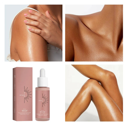 Radiant Self-Tanning Drops, Effortless Glow
