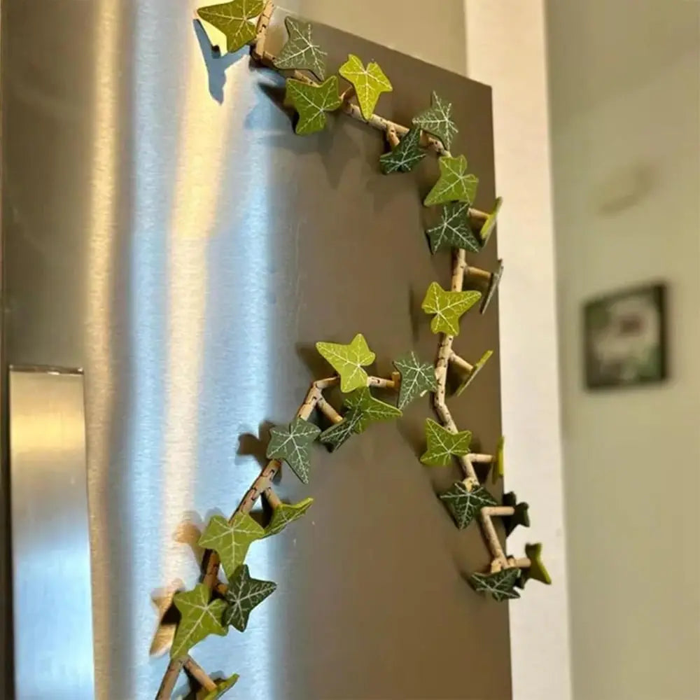 Artistic Refrigerator Magnet, Ivy Design
