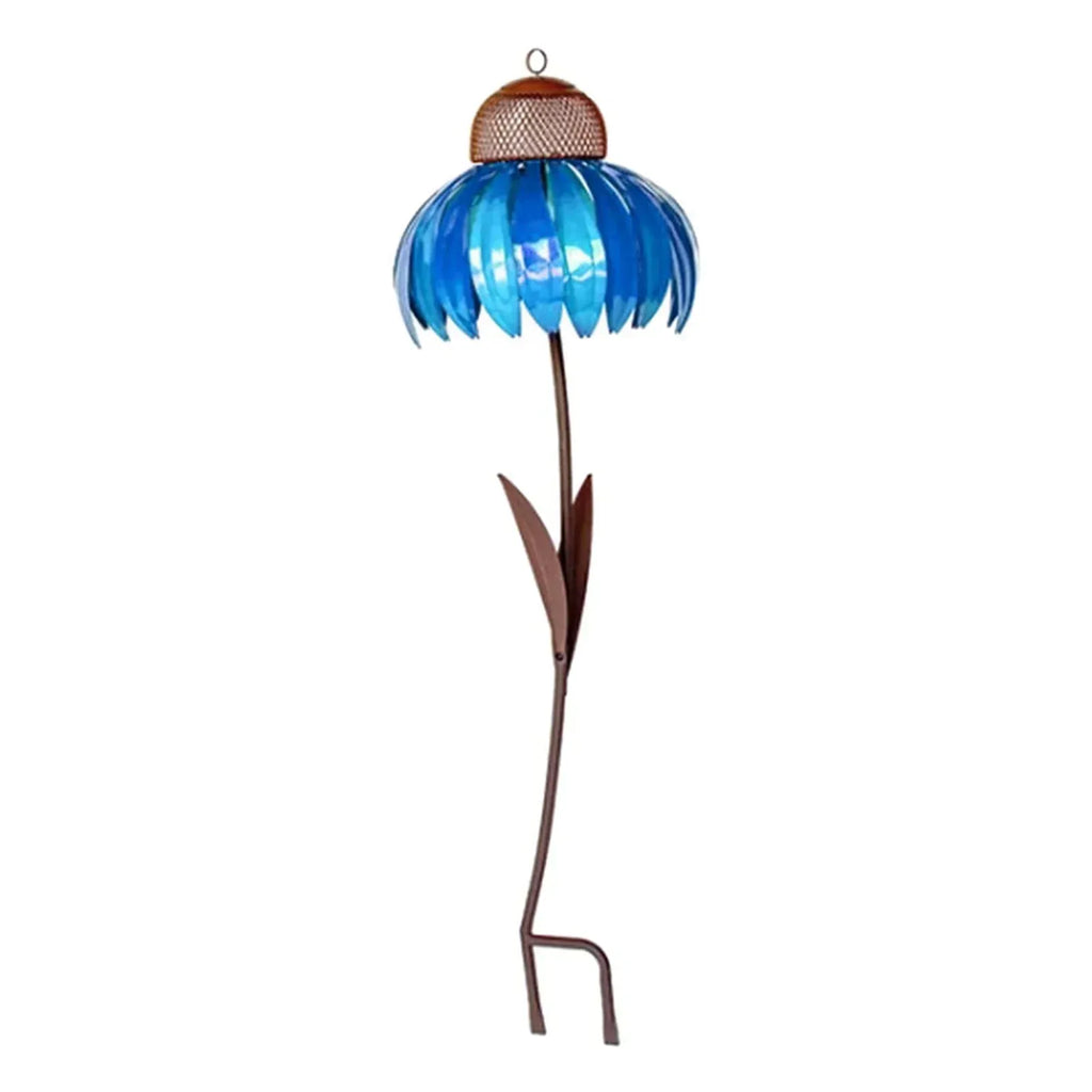 Decorative Bird Feeder Station, Floral Style