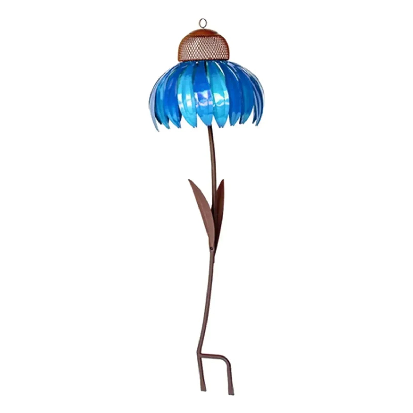Decorative Bird Feeder Station, Floral Style