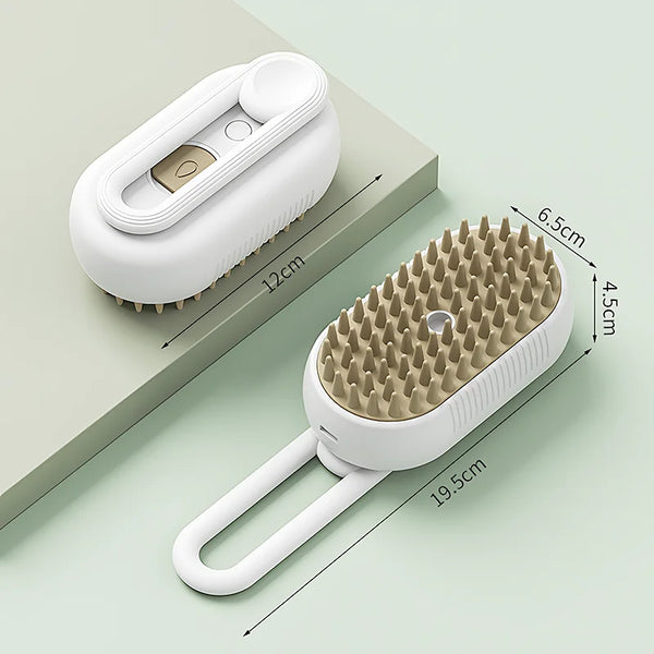Steam Pet Grooming Brush, Enhanced Care