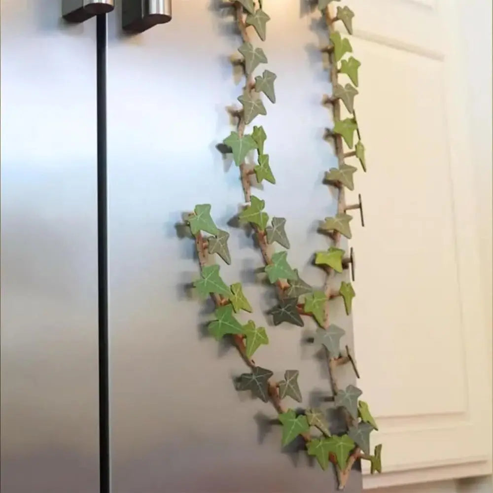 Artistic Refrigerator Magnet, Ivy Design