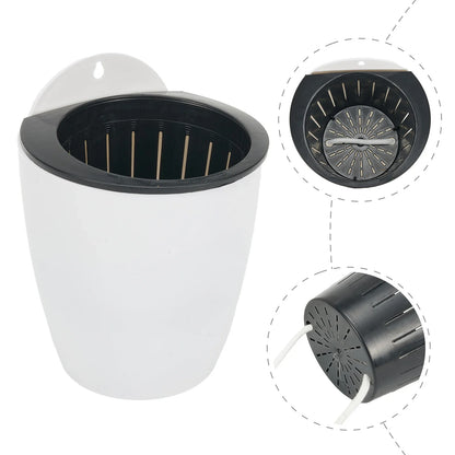 Modern Self-Watering Hanging Planter, Wall-Mounted Design