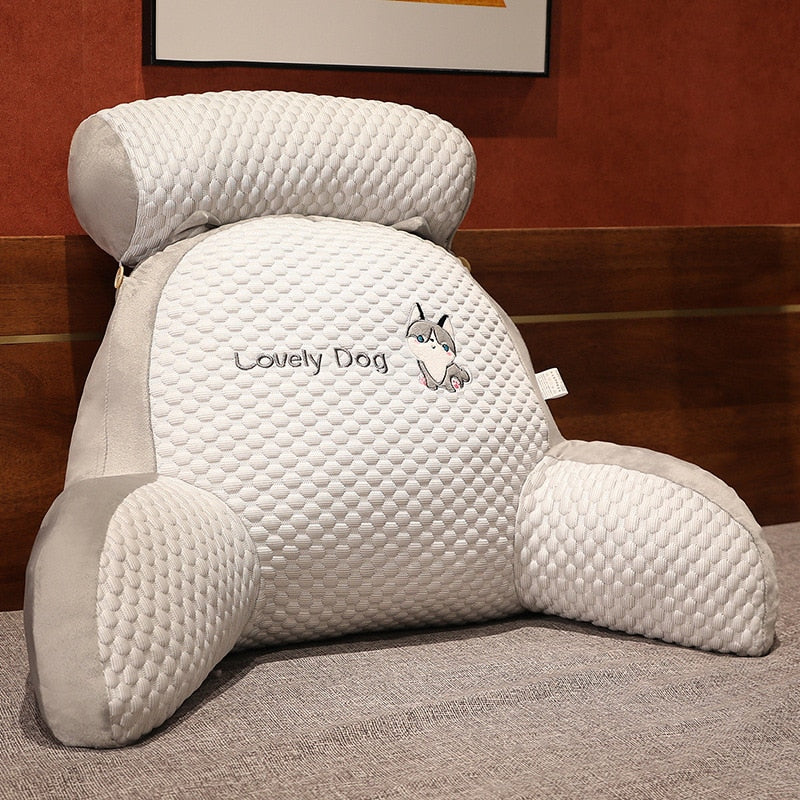 Coussin de dessin animé Cozy Cloud avec support dorsal