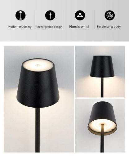 Touch-Sensitive Table Lamp, Adjustable Brightness