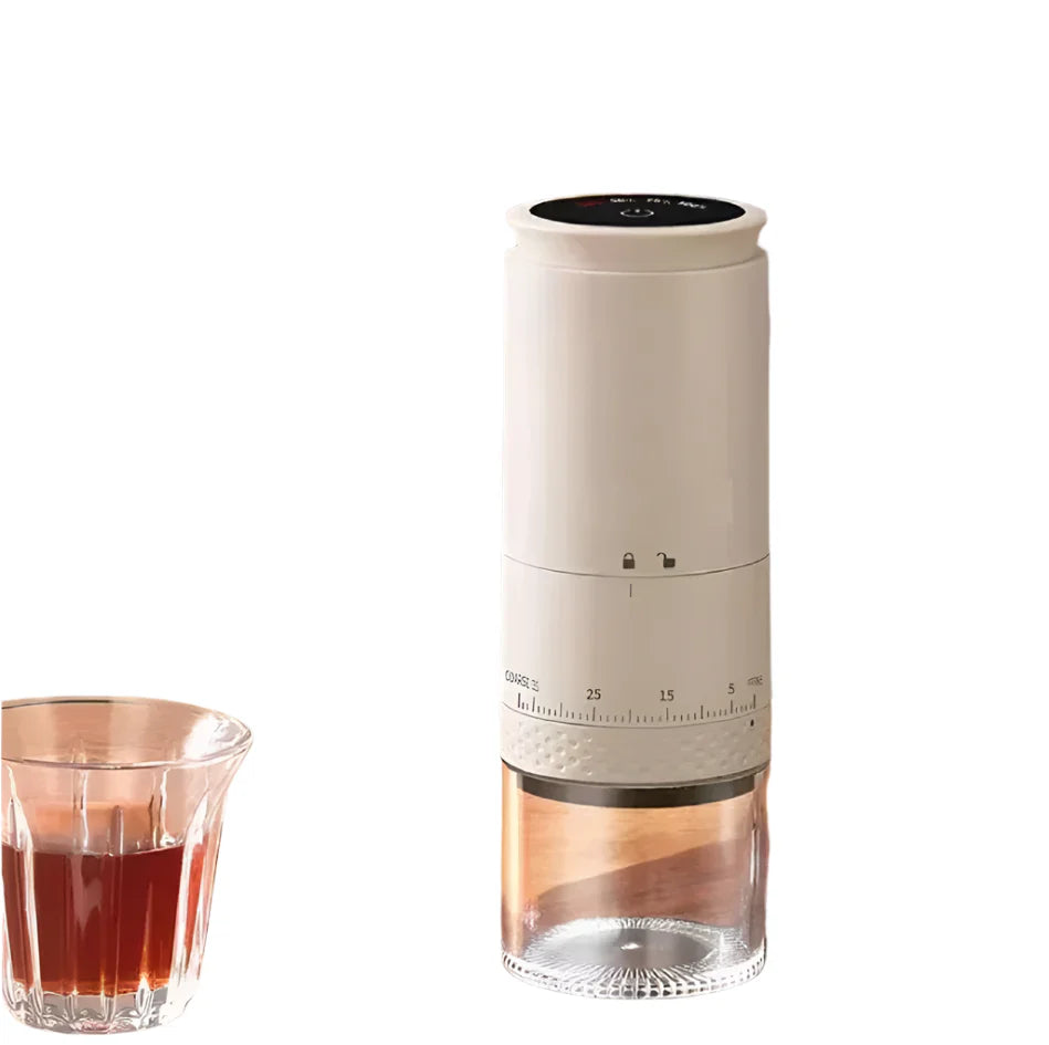 Compact Electric Coffee Grinder, Customizable Grind Options