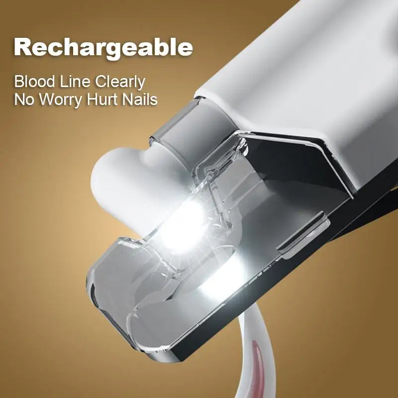 2 in 1 Dog Nail Clipper & Grinder with LED Light