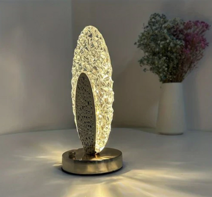 Charming Table Lamp, Peacock Motif