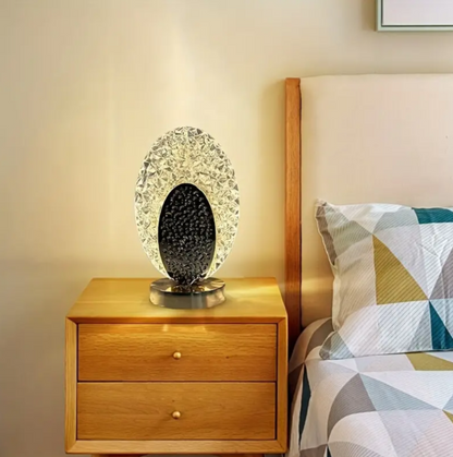 Charming Table Lamp, Peacock Motif
