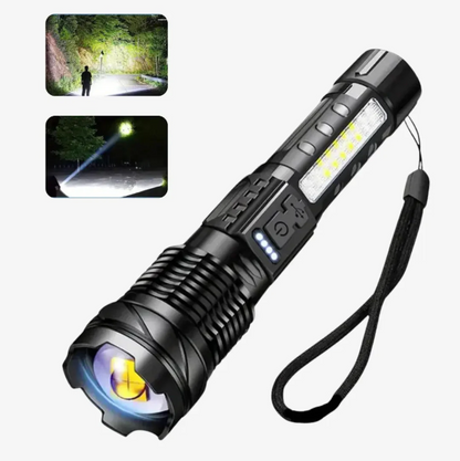 High-Output Tactical Flashlight, 5000 Lumens