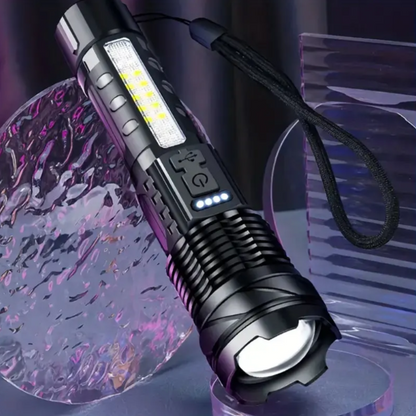 High-Output Tactical Flashlight, 5000 Lumens