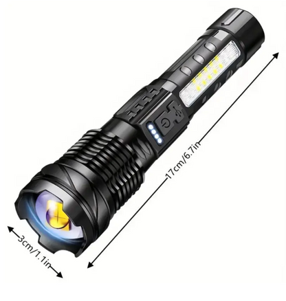 High-Output Tactical Flashlight, 5000 Lumens