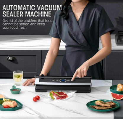 Versatile 8-in-1 Vacuum Sealer with Built-in Film Cutter
