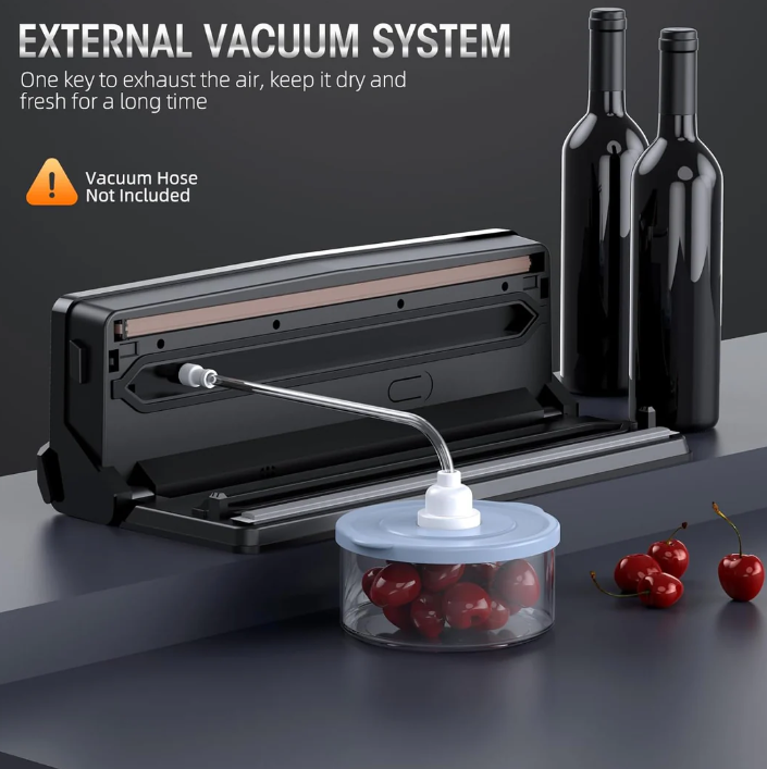 Versatile 8-in-1 Vacuum Sealer with Built-in Film Cutter