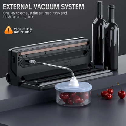 Versatile 8-in-1 Vacuum Sealer with Built-in Film Cutter