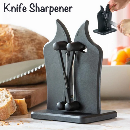 Versatile Knife Sharpener, Triple-Action
