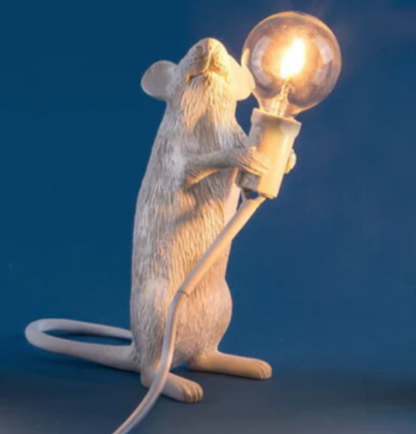 Charming Mouse Table Lamp, Whimsical Design