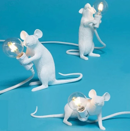 Charming Mouse Table Lamp, Whimsical Design
