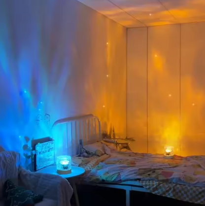 Remote-Controlled Wireless LED Mood Light, Color-Changing