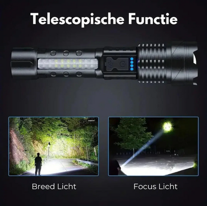 High-Output Tactical Flashlight, 5000 Lumens