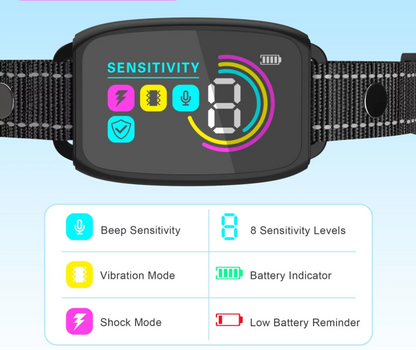 Adjustable Dog Training Collar, Multi-Mode Functionality