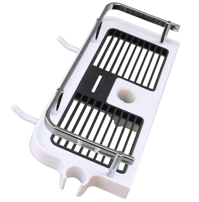 Compact Shower Shelf, Space-Optimizing Design