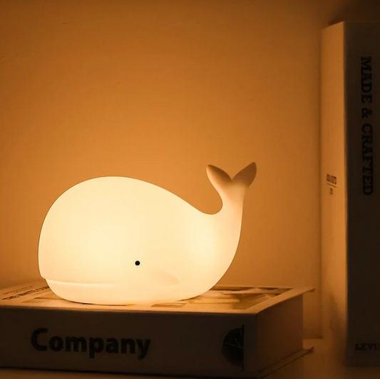 Color-Changing Whale Night Light, Charming Design