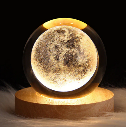 Illuminated 3D Crystal Lamp, Mood Enhancer