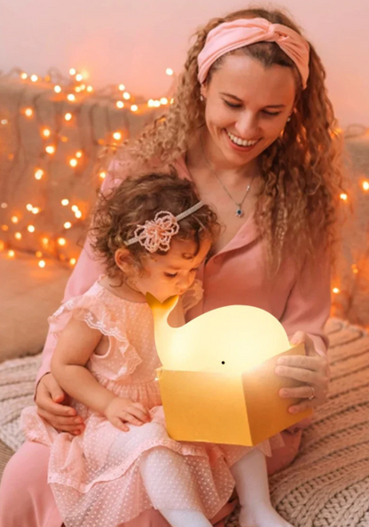 Color-Changing Whale Night Light, Charming Design