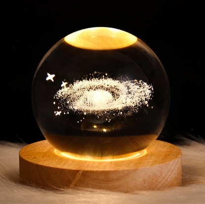 Illuminated 3D Crystal Lamp, Mood Enhancer