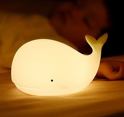 Color-Changing Whale Night Light, Charming Design