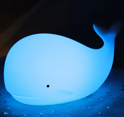 Color-Changing Whale Night Light, Charming Design