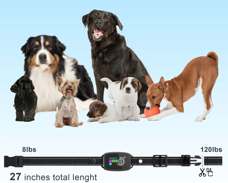 Adjustable Dog Training Collar, Multi-Mode Functionality