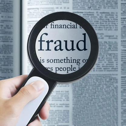 High-Power Magnifying Glass, Ideal for Seniors