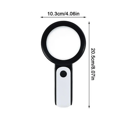 High-Power Magnifying Glass, Ideal for Seniors