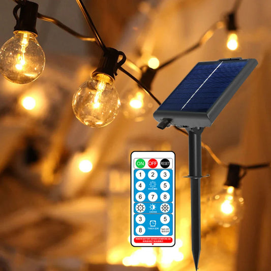 Ambiant Solar Bulb String Lights, Decorative Illumination