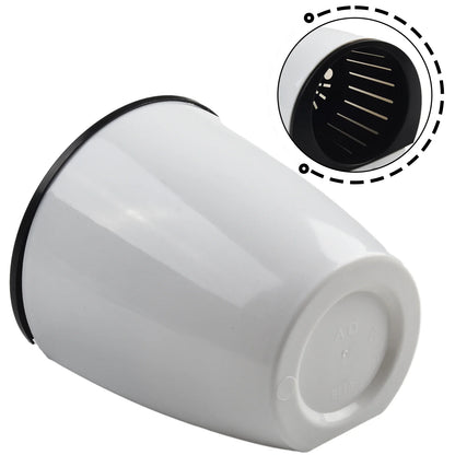 Modern Self-Watering Hanging Planter, Wall-Mounted Design