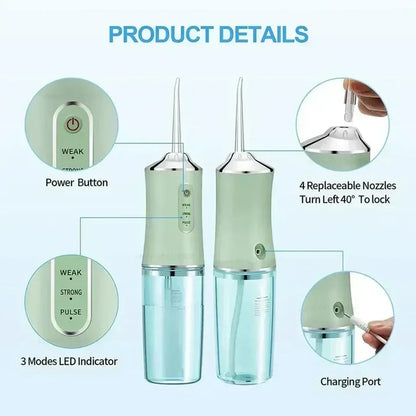 Cordless Dental Water Flosser, Effective Cleaning