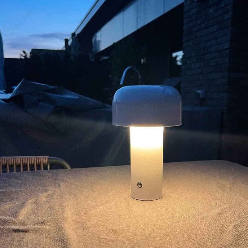 PORTABLE USB TOUCH BEDSIDE LAMP | MODERN DECOR