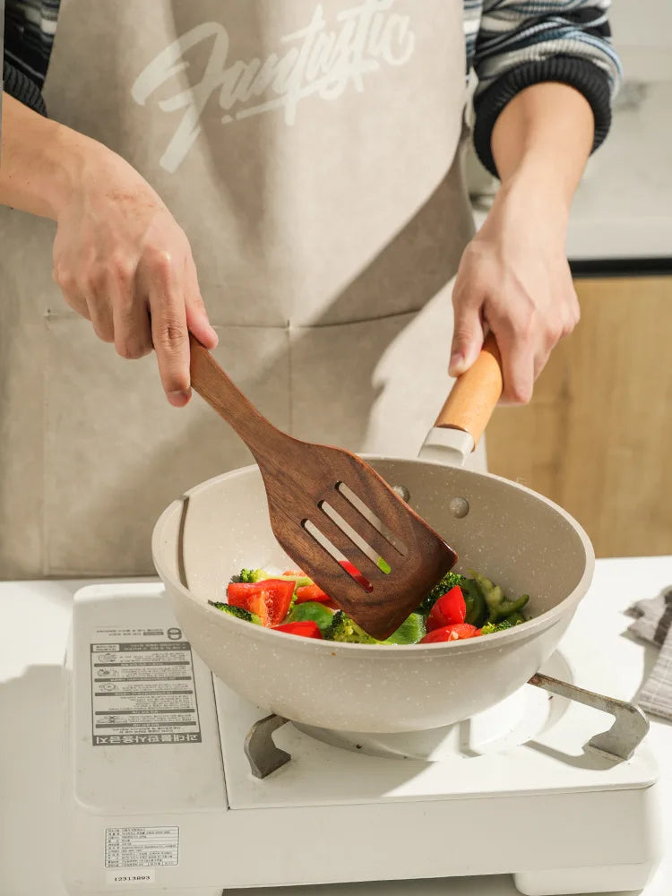 Natural Teak Wood Kitchen Set, Durable Design