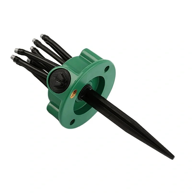 Versatile Garden Irrigation System, Adjustable 360-Degree Sprinkler