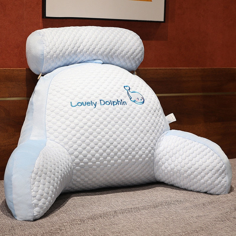 Coussin de dessin animé Cozy Cloud avec support dorsal