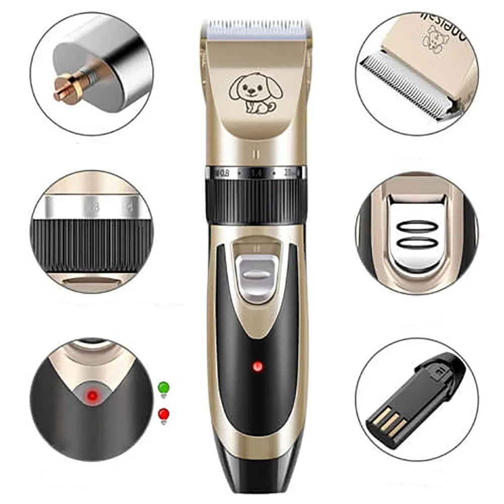 Silent Dog Grooming Trimmer Set