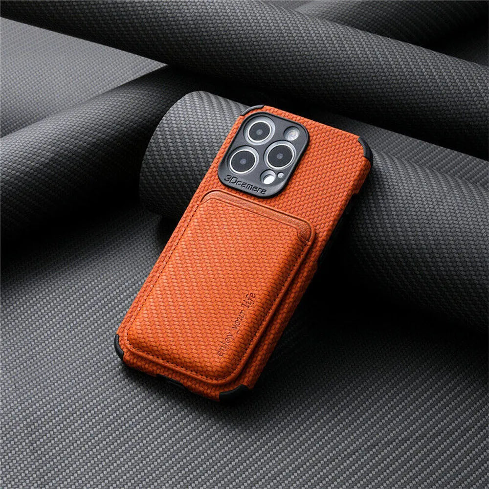 Slim MagSafe Wallet Phone Case Protective Functional