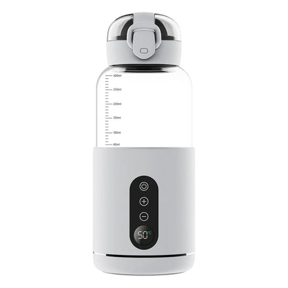 Compact Portable Bottle Warmer, Temperature Displayed
