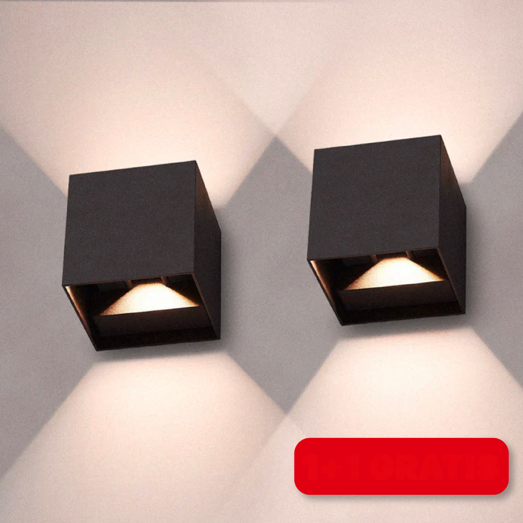LED Wall Lights Wireless Cube Design