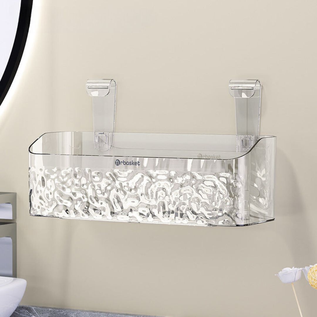 Étagère de salle de bain à ventouse étanche et sans perçage